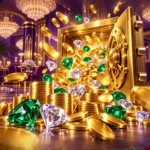 Big Money Frenzy cover art with luxury gold styling